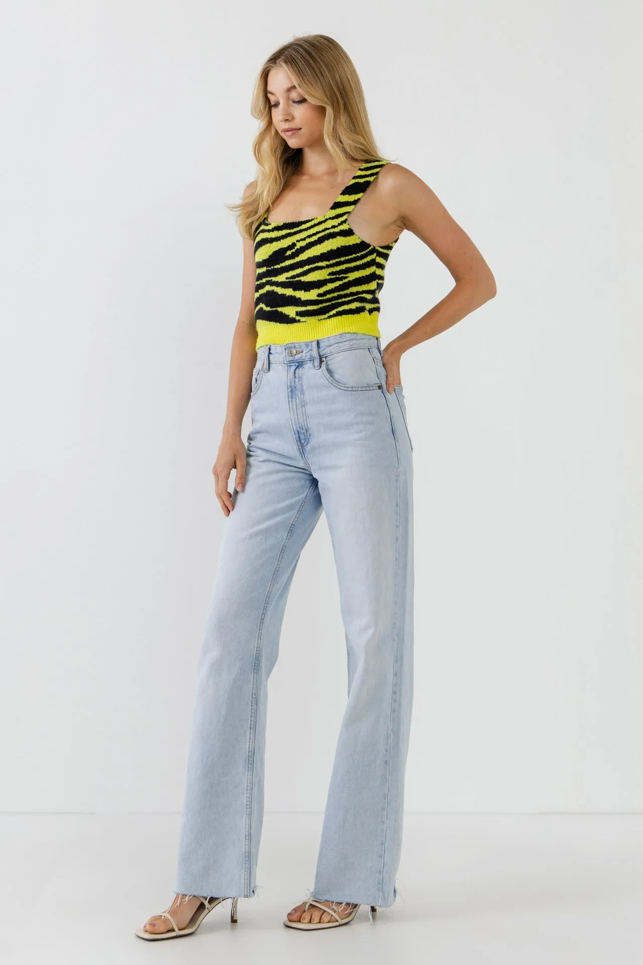Tiger Knit Tank Top