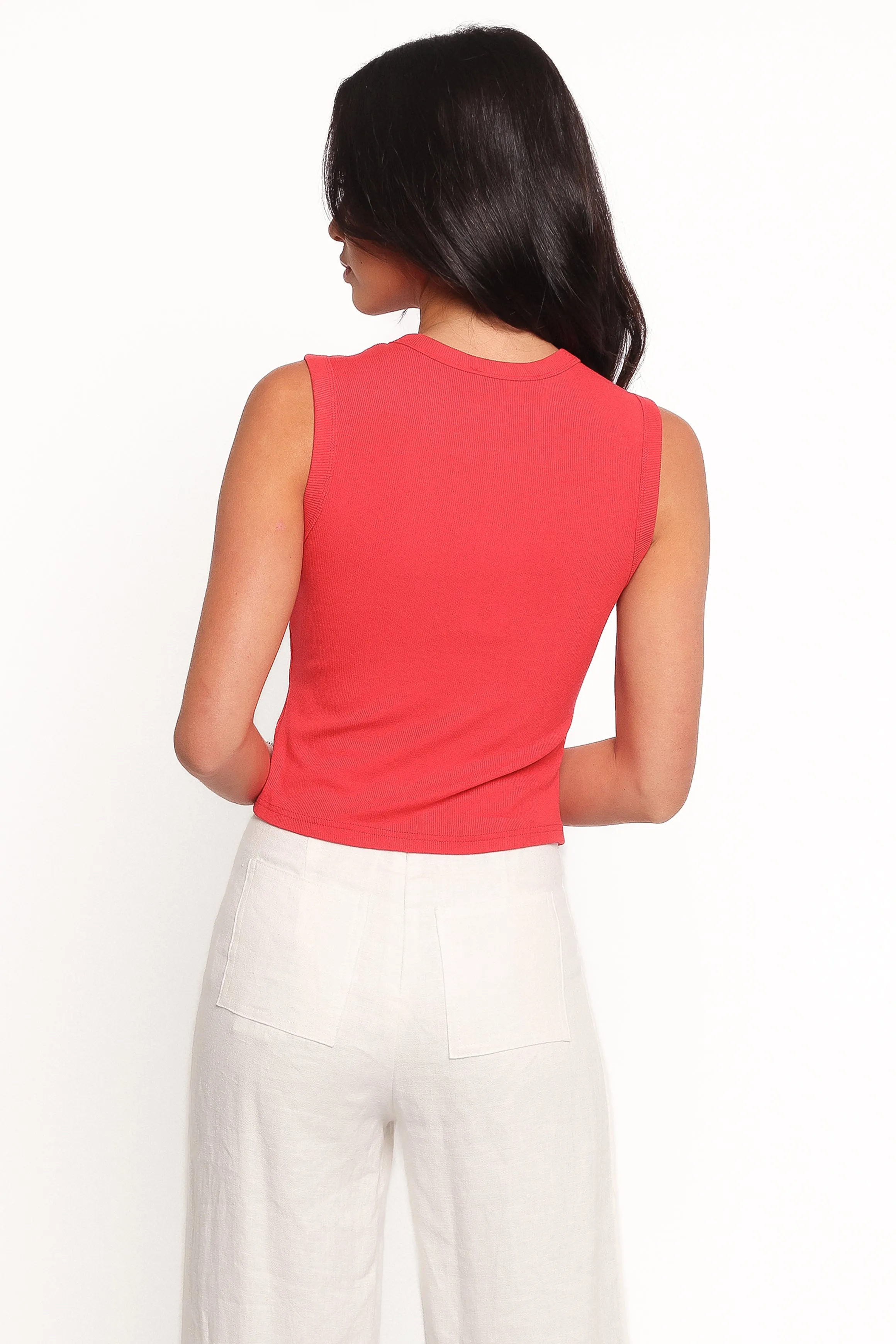 Tili Knit Top - Red