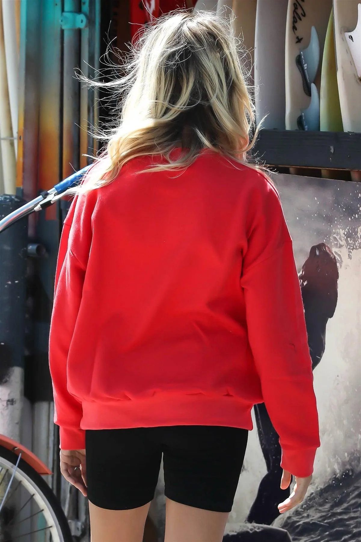 Tomato Cotton Long Sleeve Sweatshirt /1-1-1