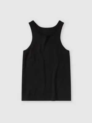 TOP BLACK WOOL | BLACK