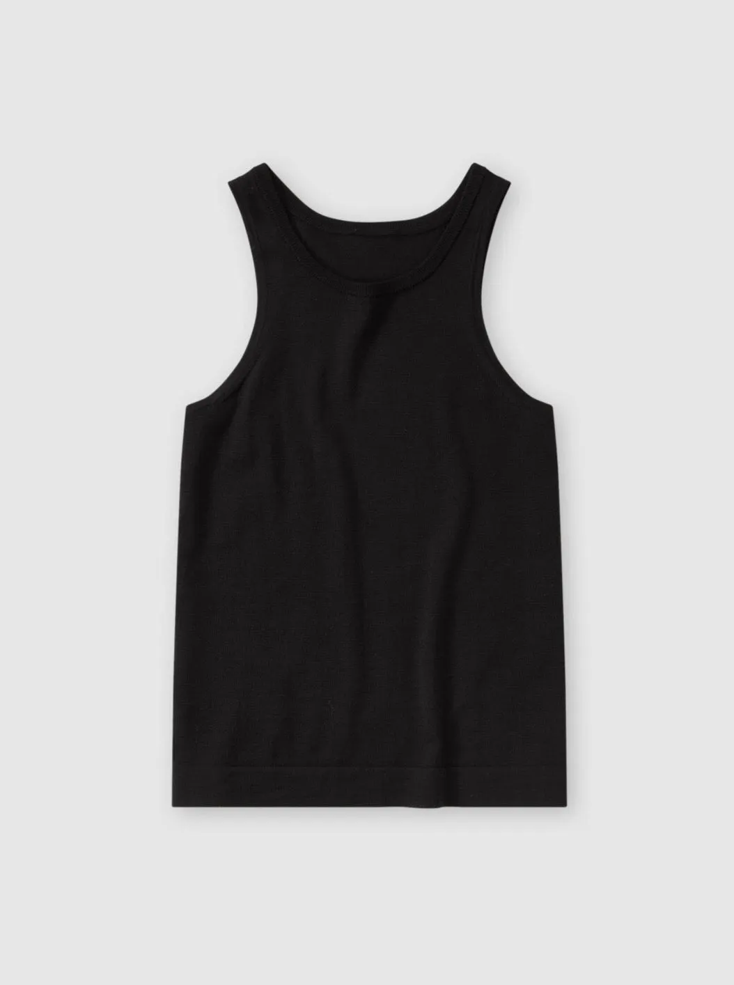 TOP BLACK WOOL | BLACK