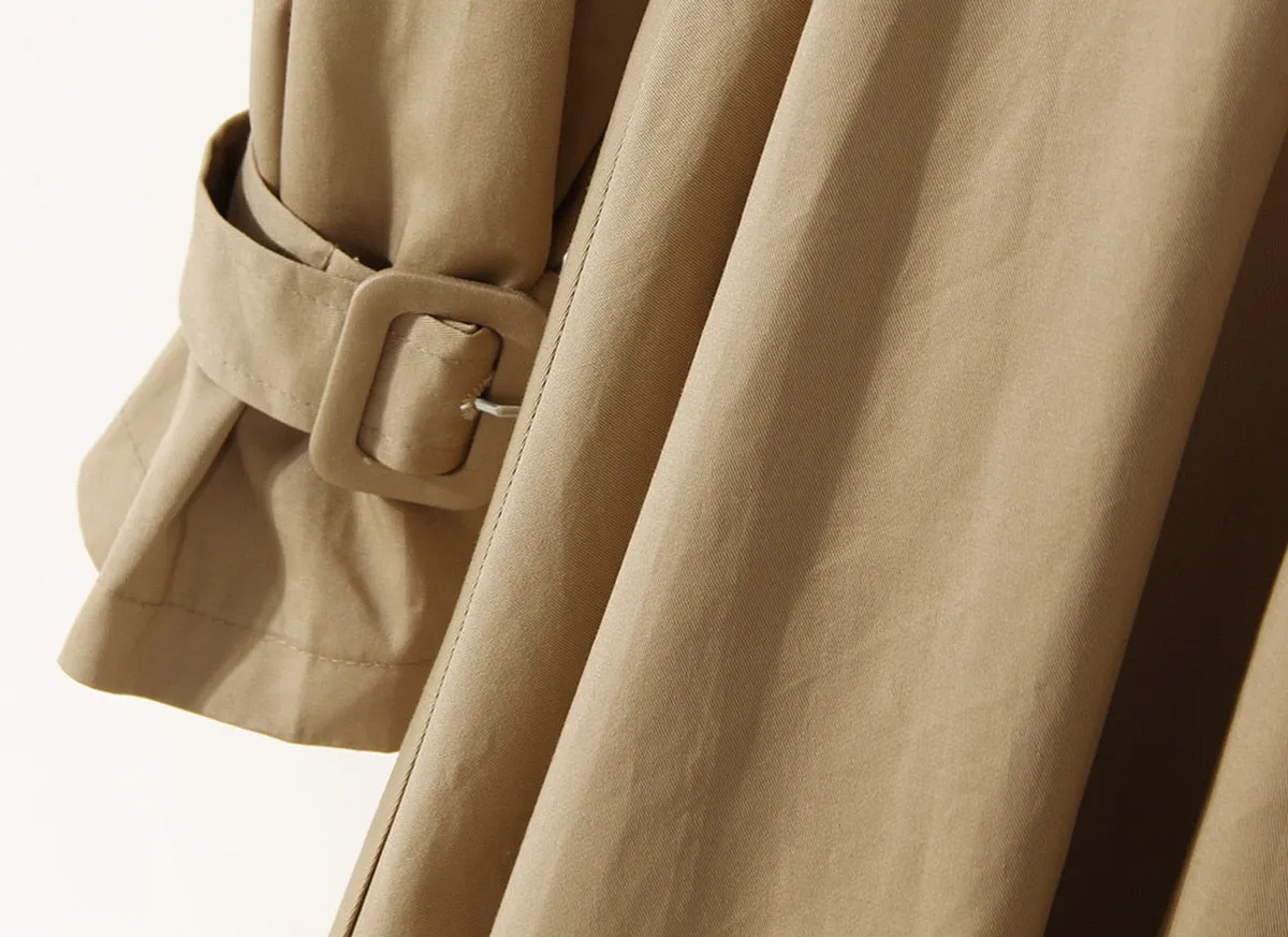 Trench Coat with Non-Removable Leather Jacket for UNUSUAL Winter