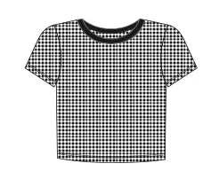 Trent Gingham Tee - Cavier