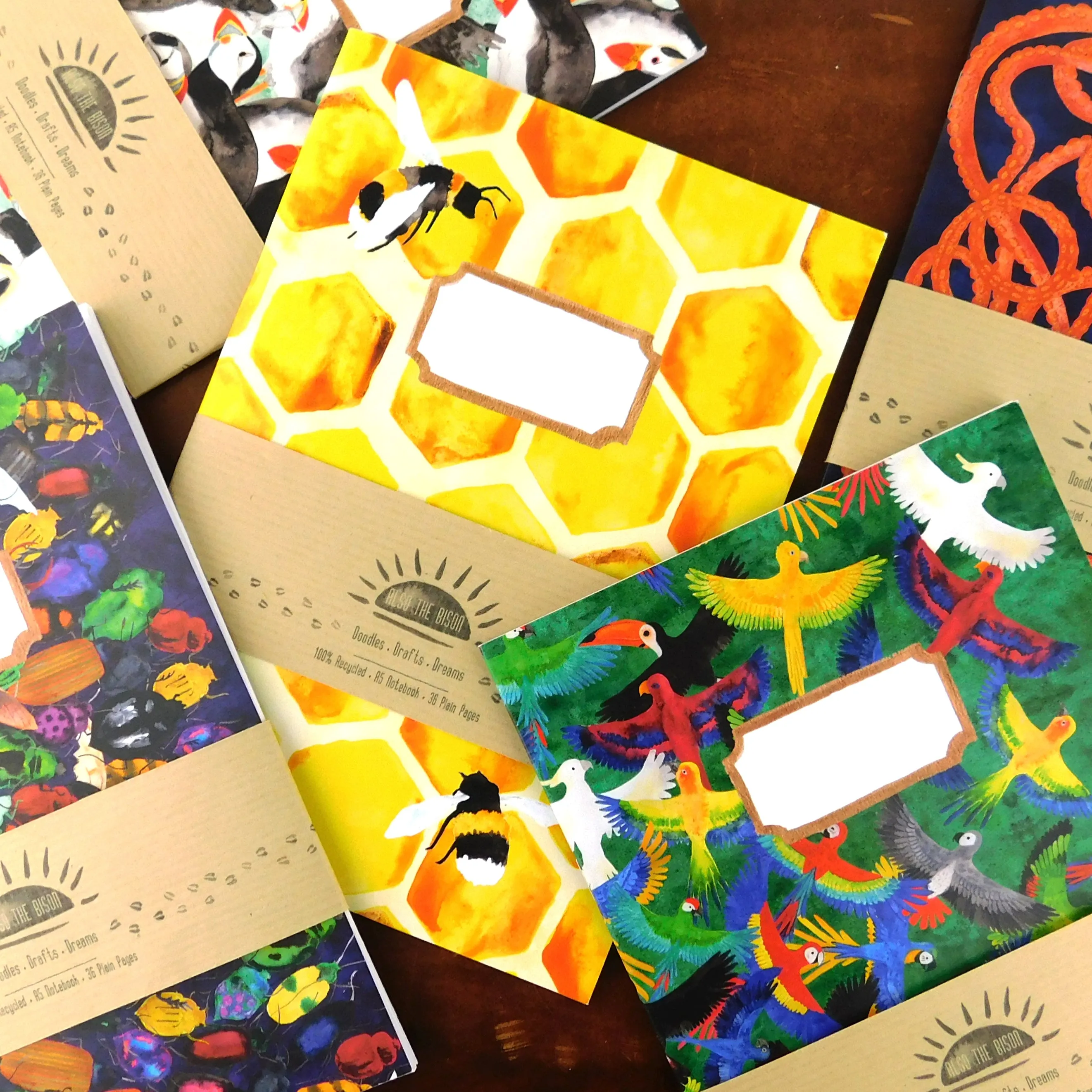 Troop of Tamarins Print Journal and Notebook Set