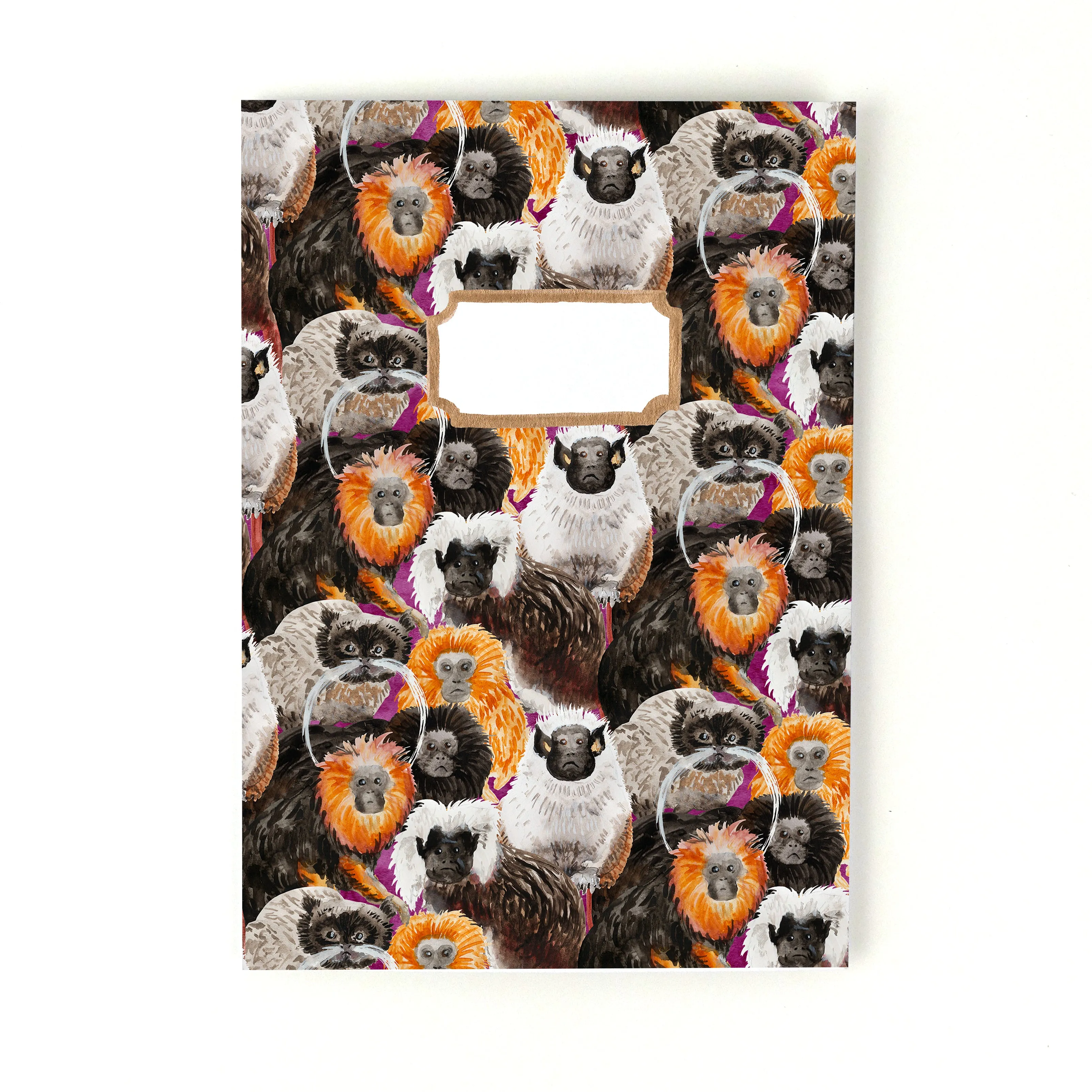 Troop of Tamarins Print Notebook