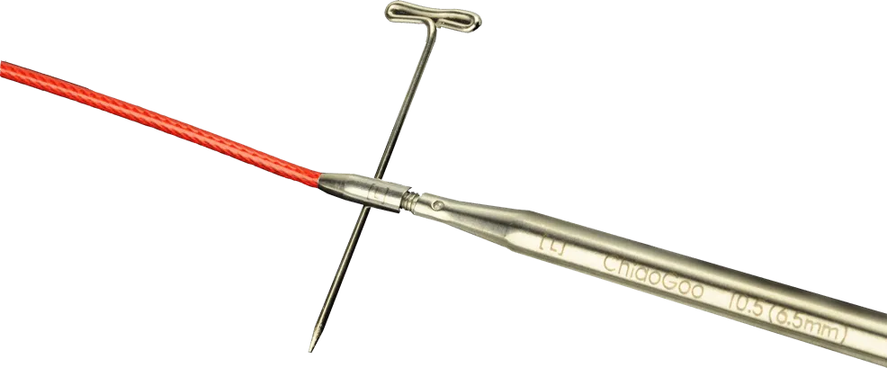 TWIST Red Lace Interchangeable Sets Needles - 5 - Complete (US 2 - US 15) Needles