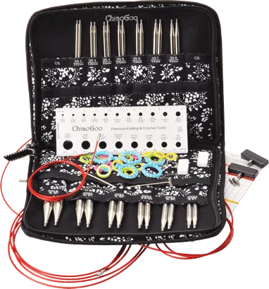 TWIST Red Lace Interchangeable Sets Needles - 5 - Complete (US 2 - US 15) Needles