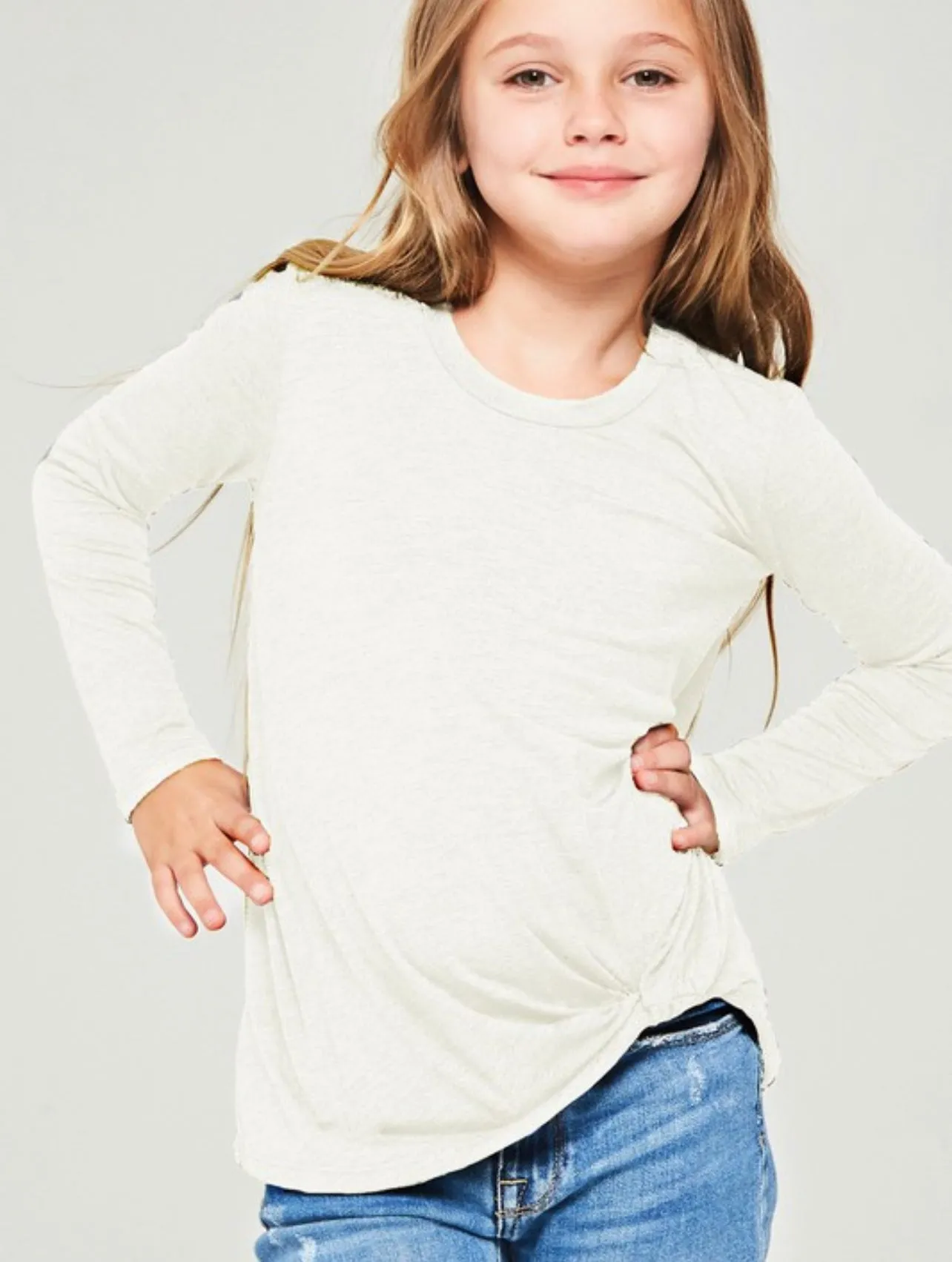 Twisted Knit Solid Knit Top