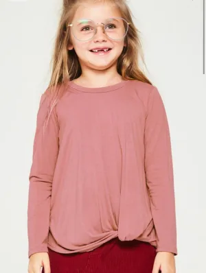Twisted Knit Solid Knit Top