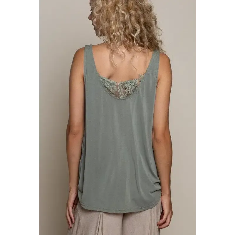 Twisted Sleeveless Strap Knit Top