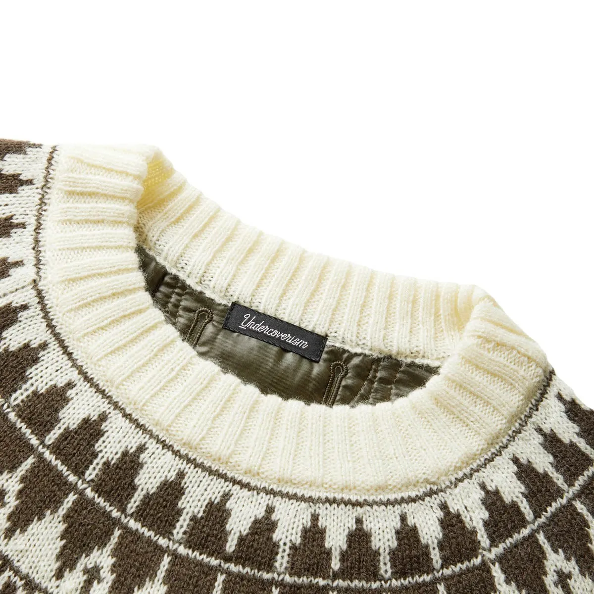 UI2B4902 QUILTED NORDIC SWEATER
