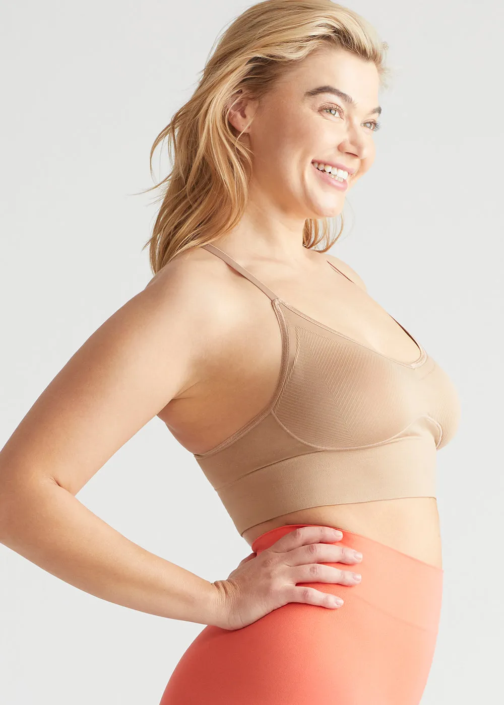 Ultralight Lace Back Unlined Bralette - Seamless