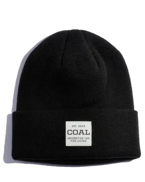 Uniform Recycled Knit Cuff Beanie - Mid Black