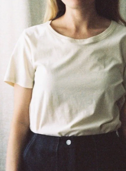 Vida Organic Cotton Tee, Butter
