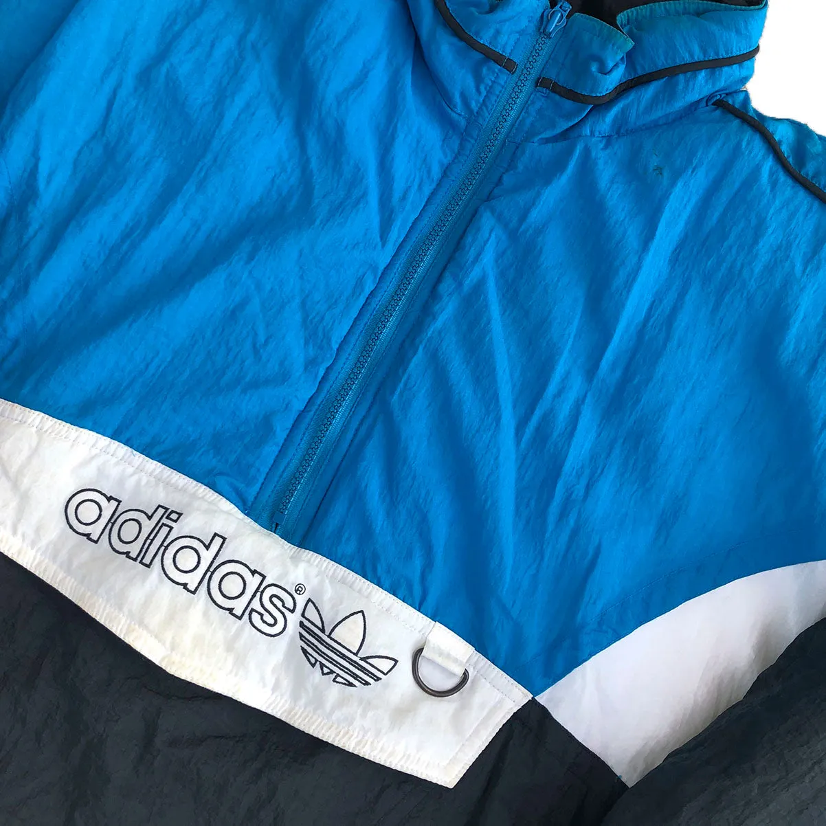 Vintage 80s Adidas Puffer Jacket M