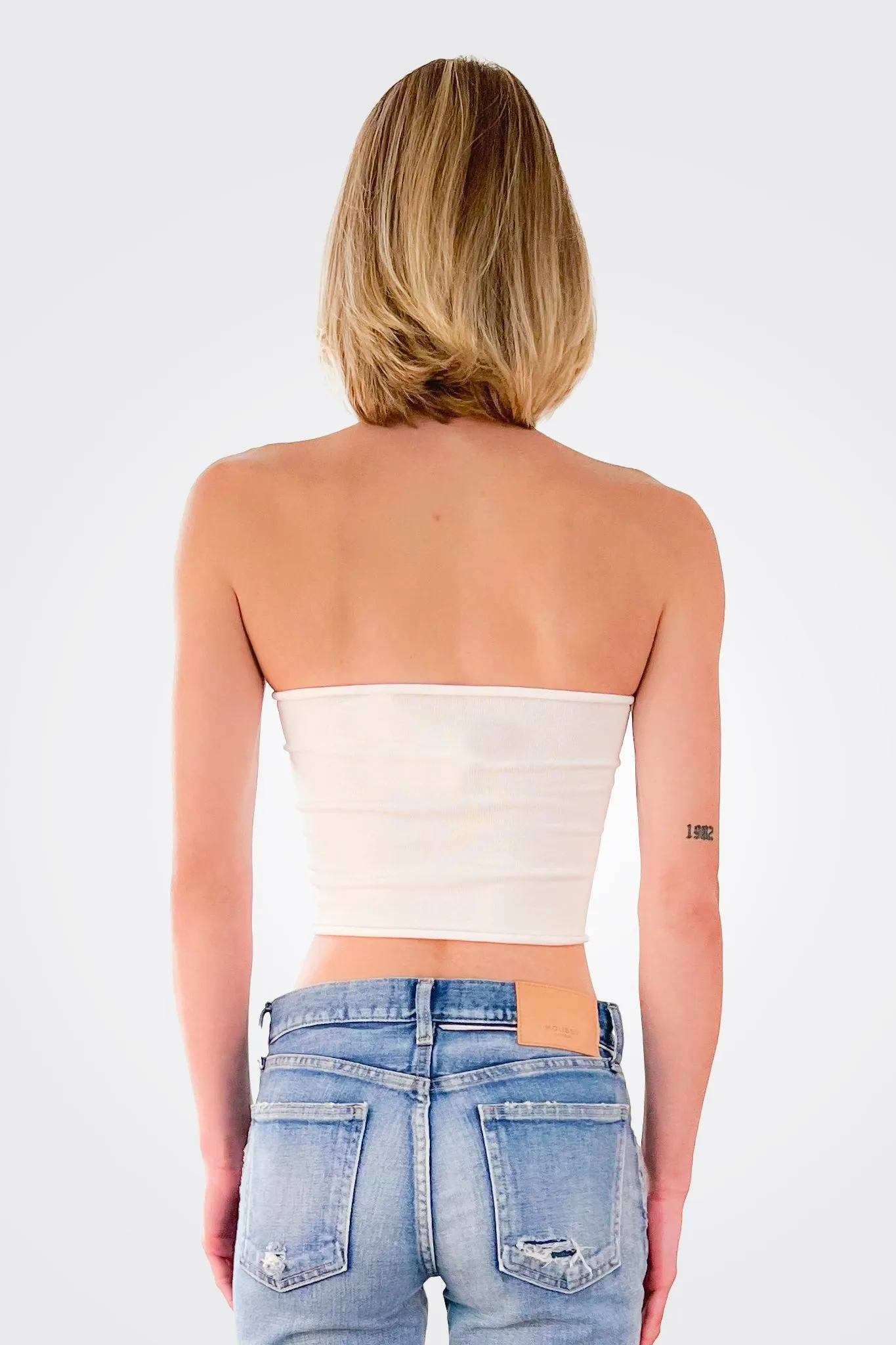 Viscose Knit Top - Cream White