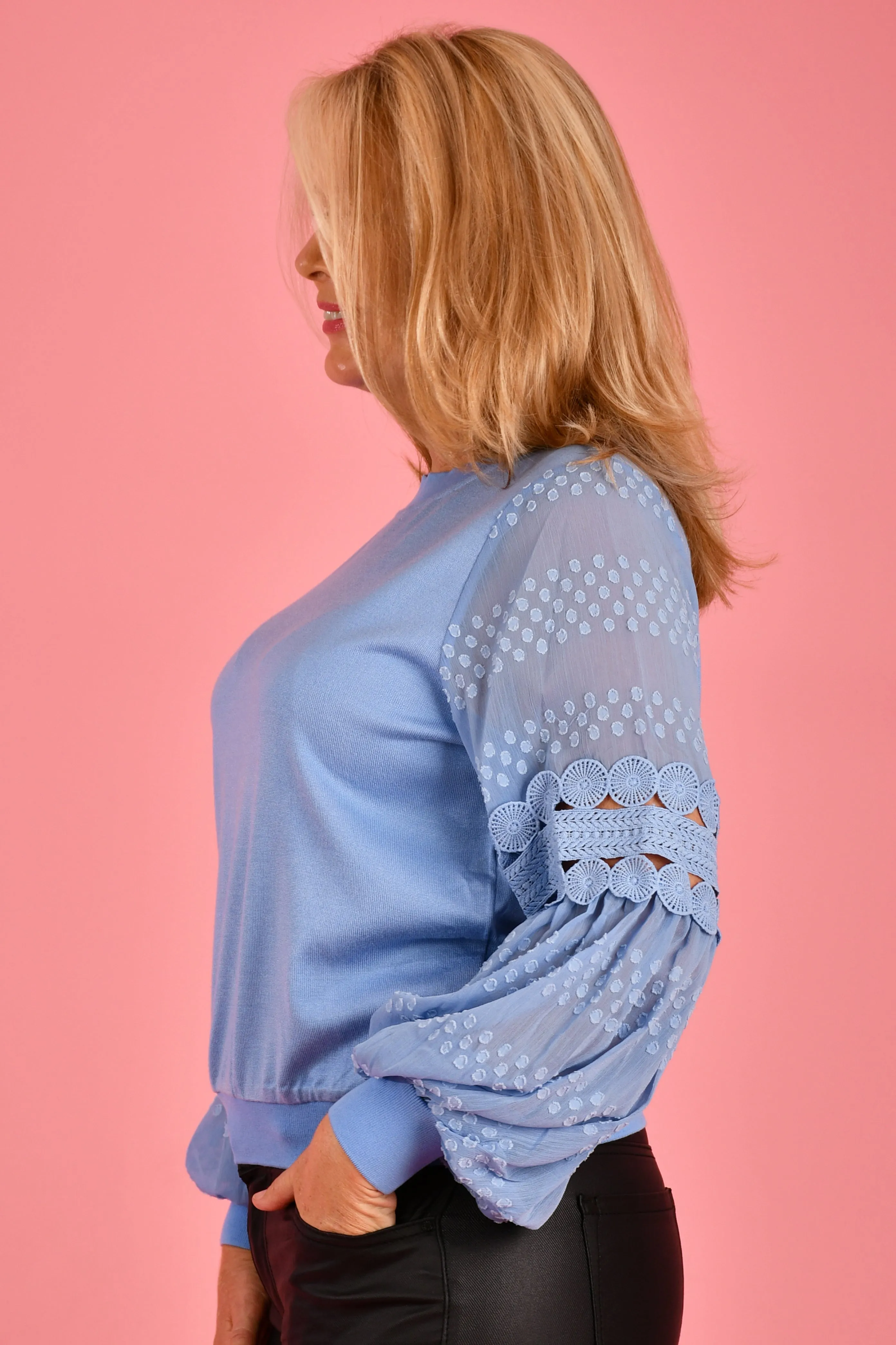 VJHT005 - LUNA KNIT - SKY BLUE
