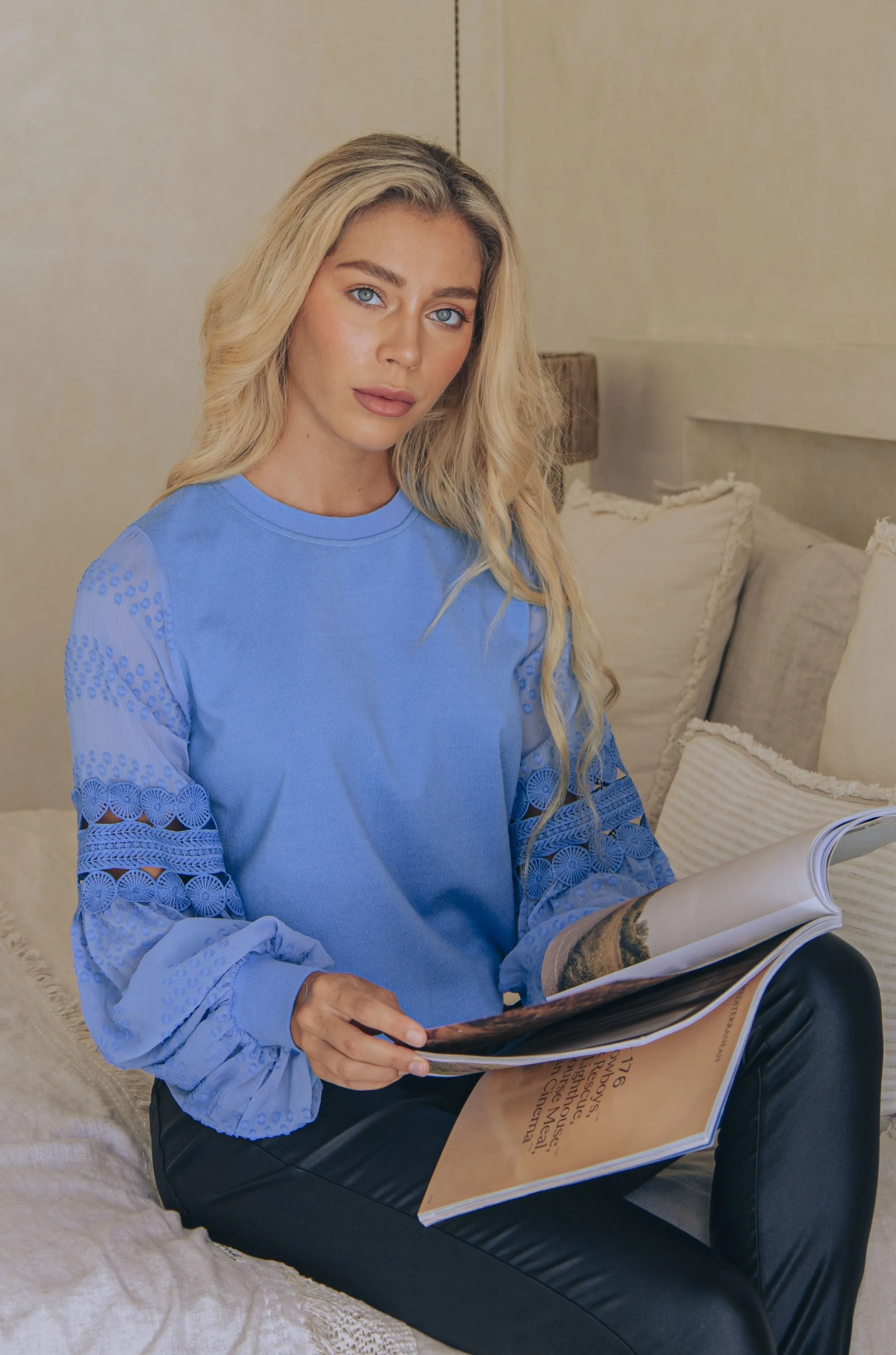 VJHT005 - LUNA KNIT - SKY BLUE