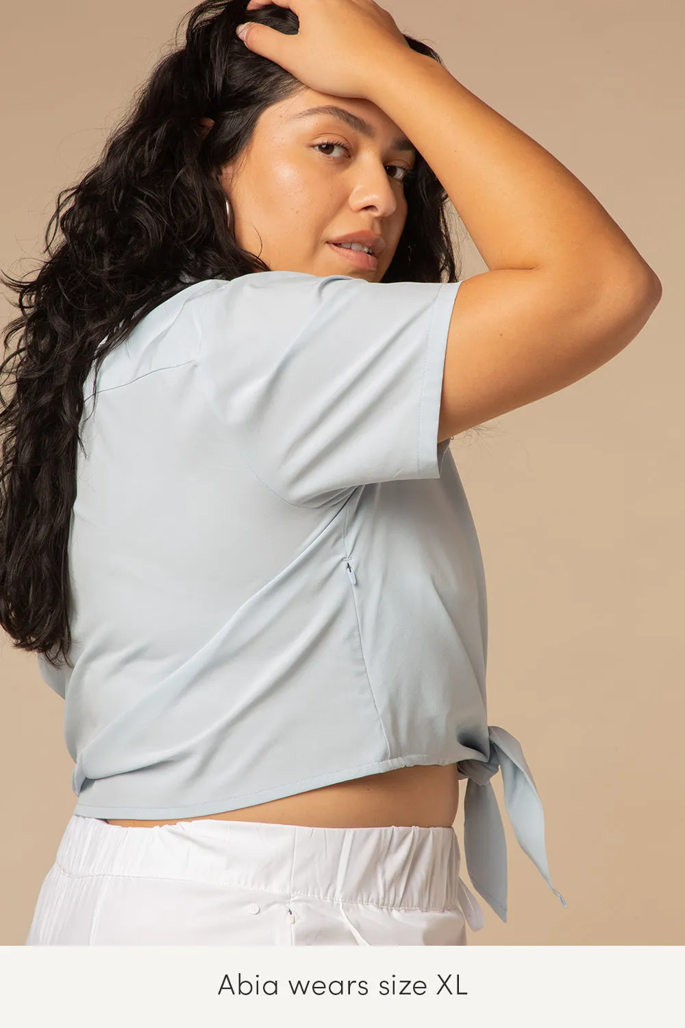 Wayre - Button Up Crop