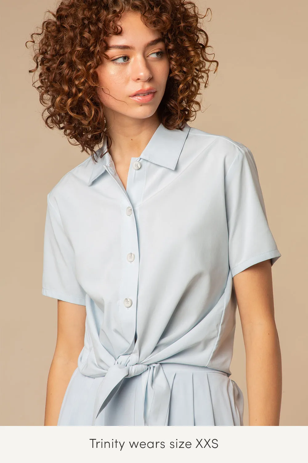 Wayre - Button Up Crop