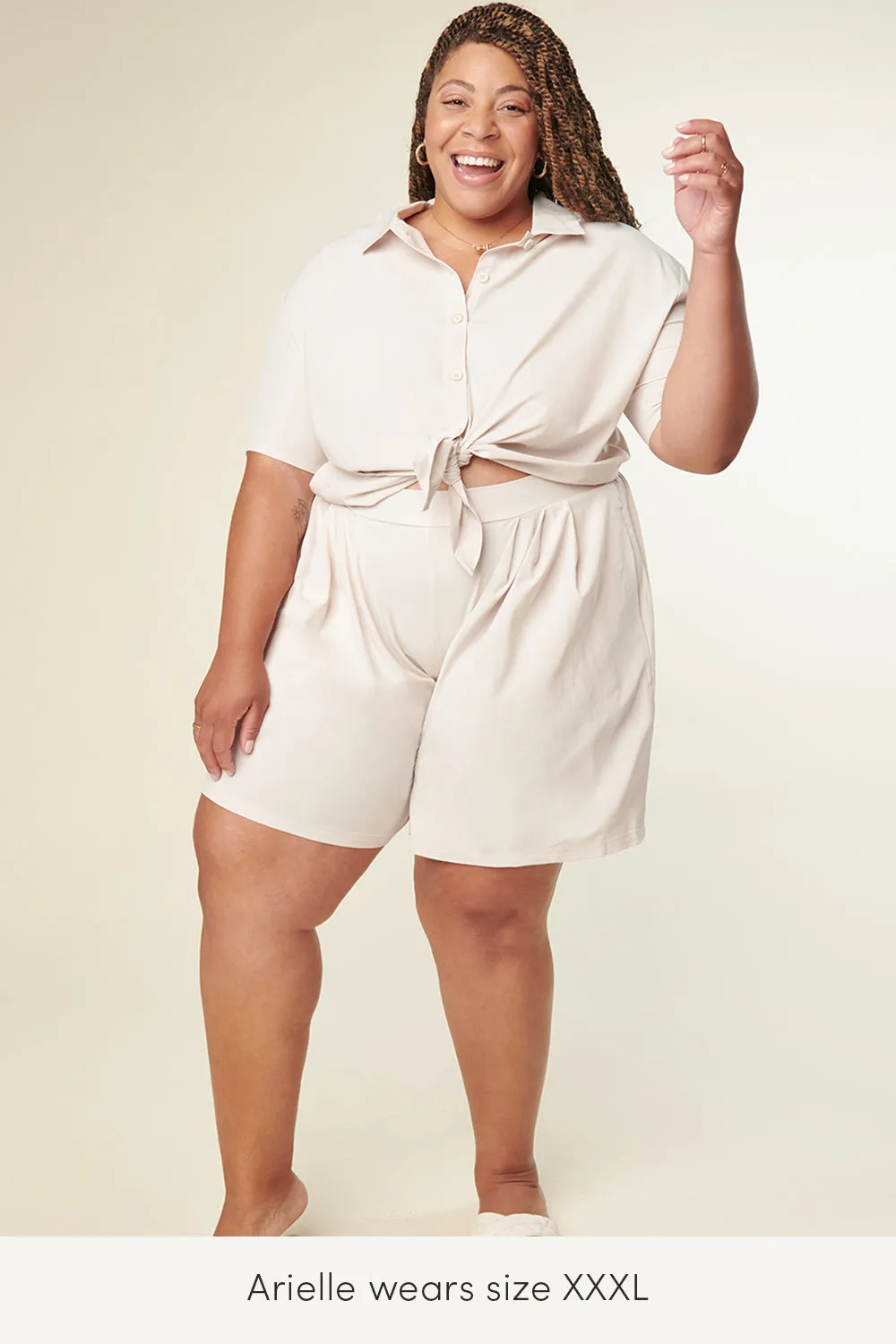 Wayre - Button Up Crop