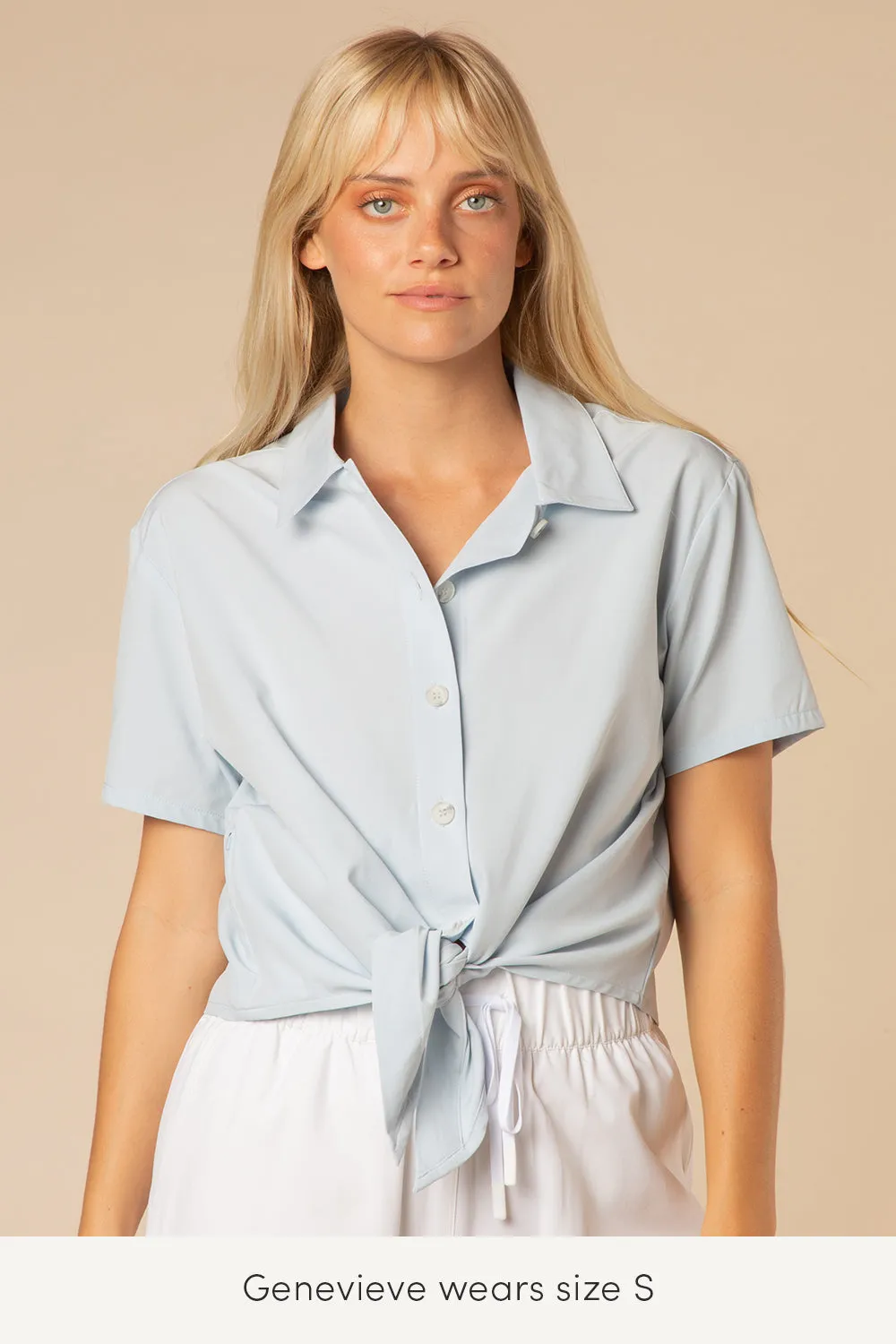 Wayre - Button Up Crop
