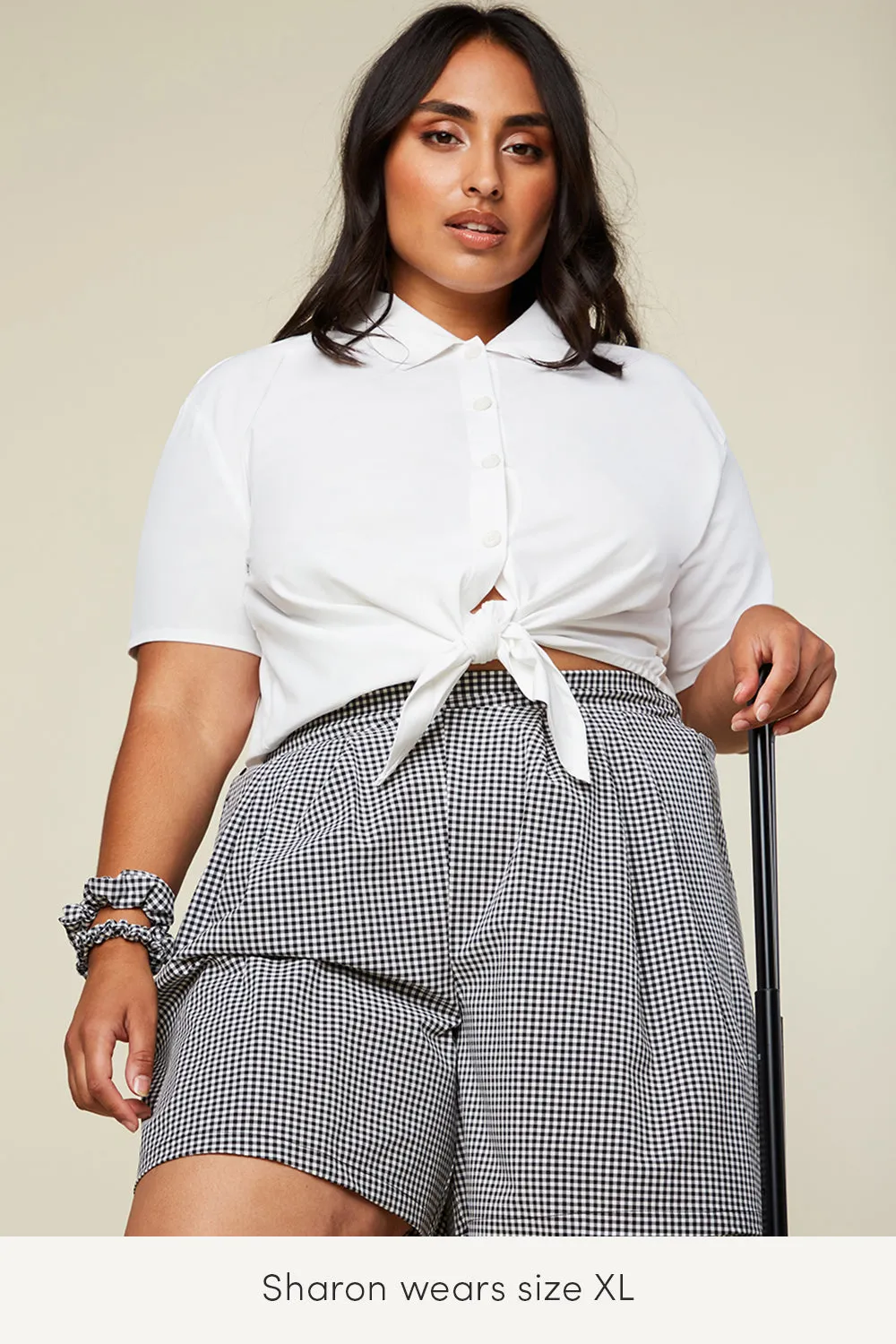 Wayre - Button Up Crop