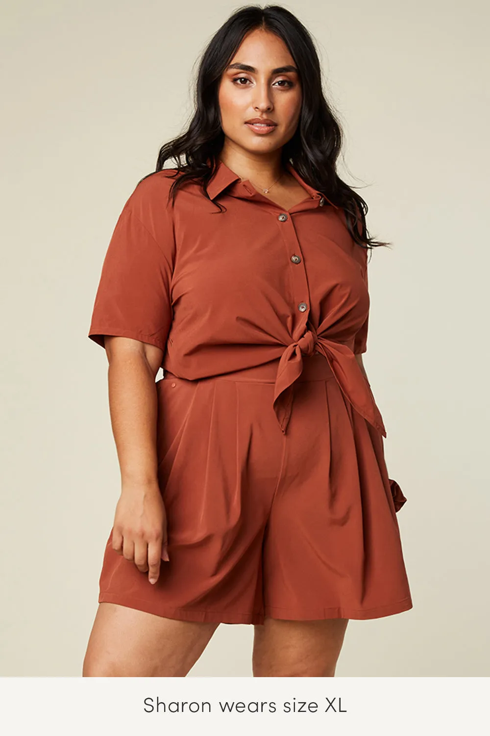 Wayre - Button Up Crop