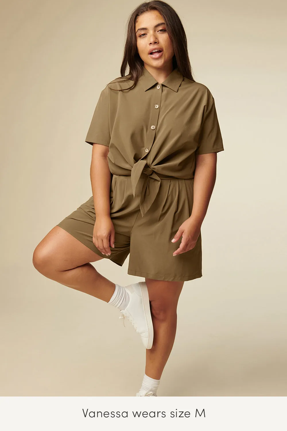 Wayre - Button Up Crop