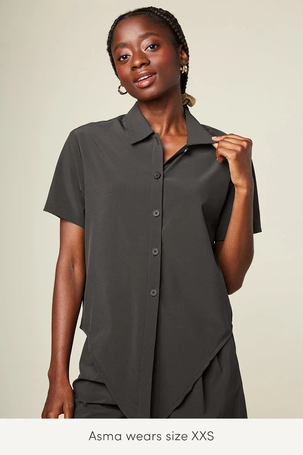 Wayre - Button Up Crop