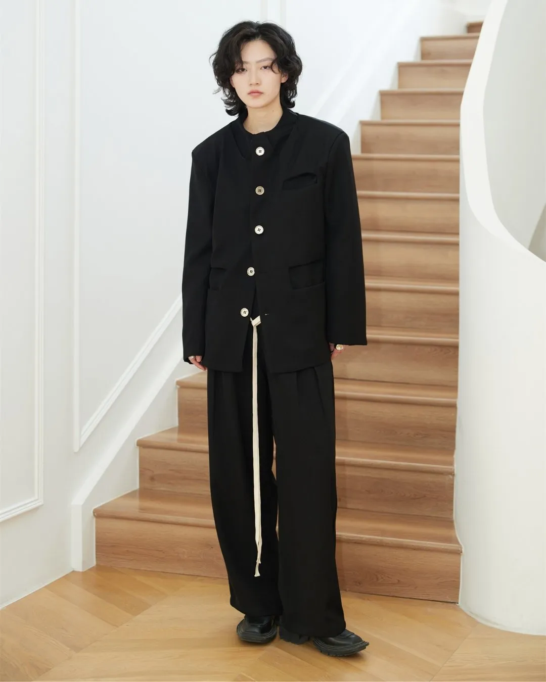 Wide High Waisted Pants SVN0006