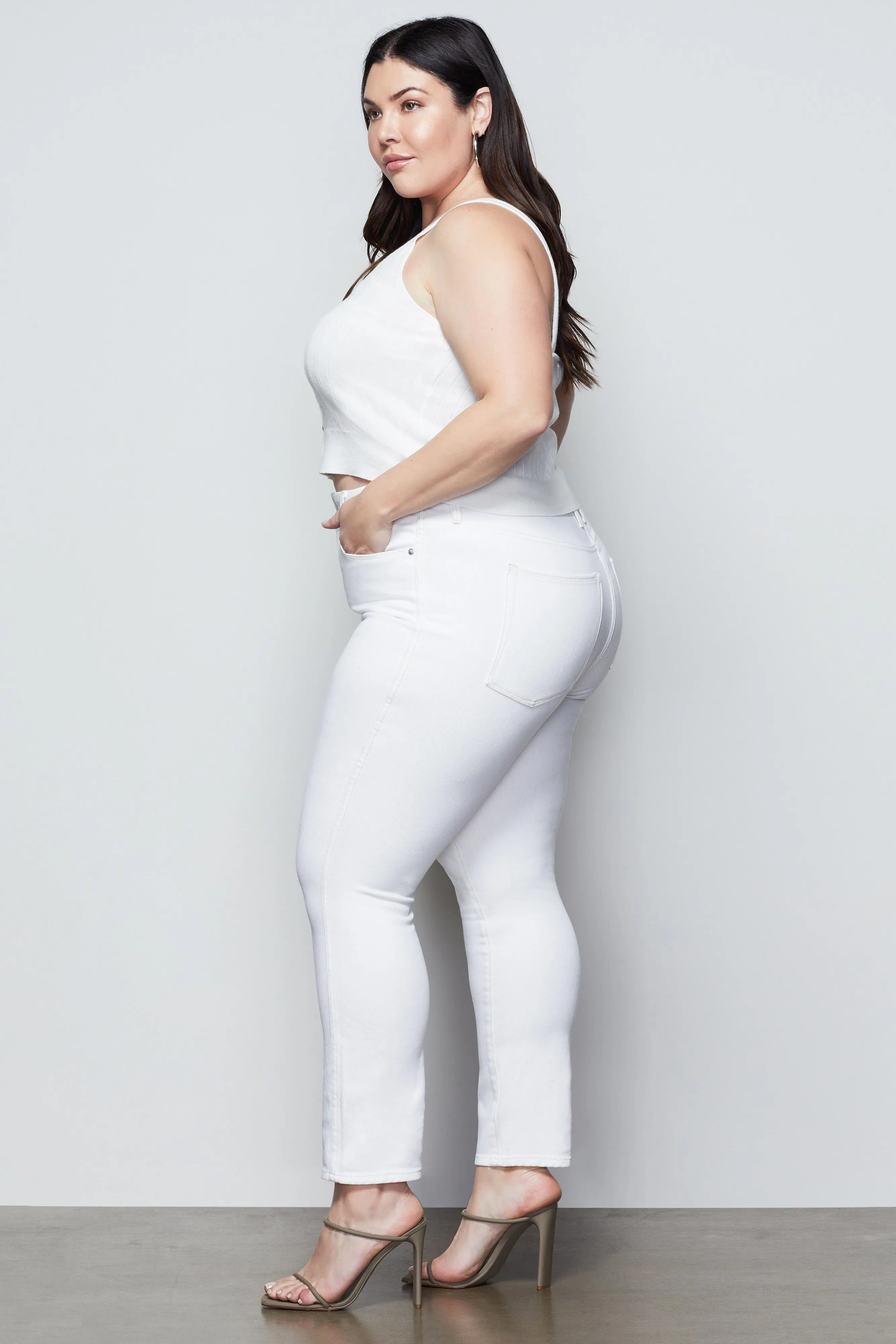 WIDE RIB CROP TANK | POWDER001