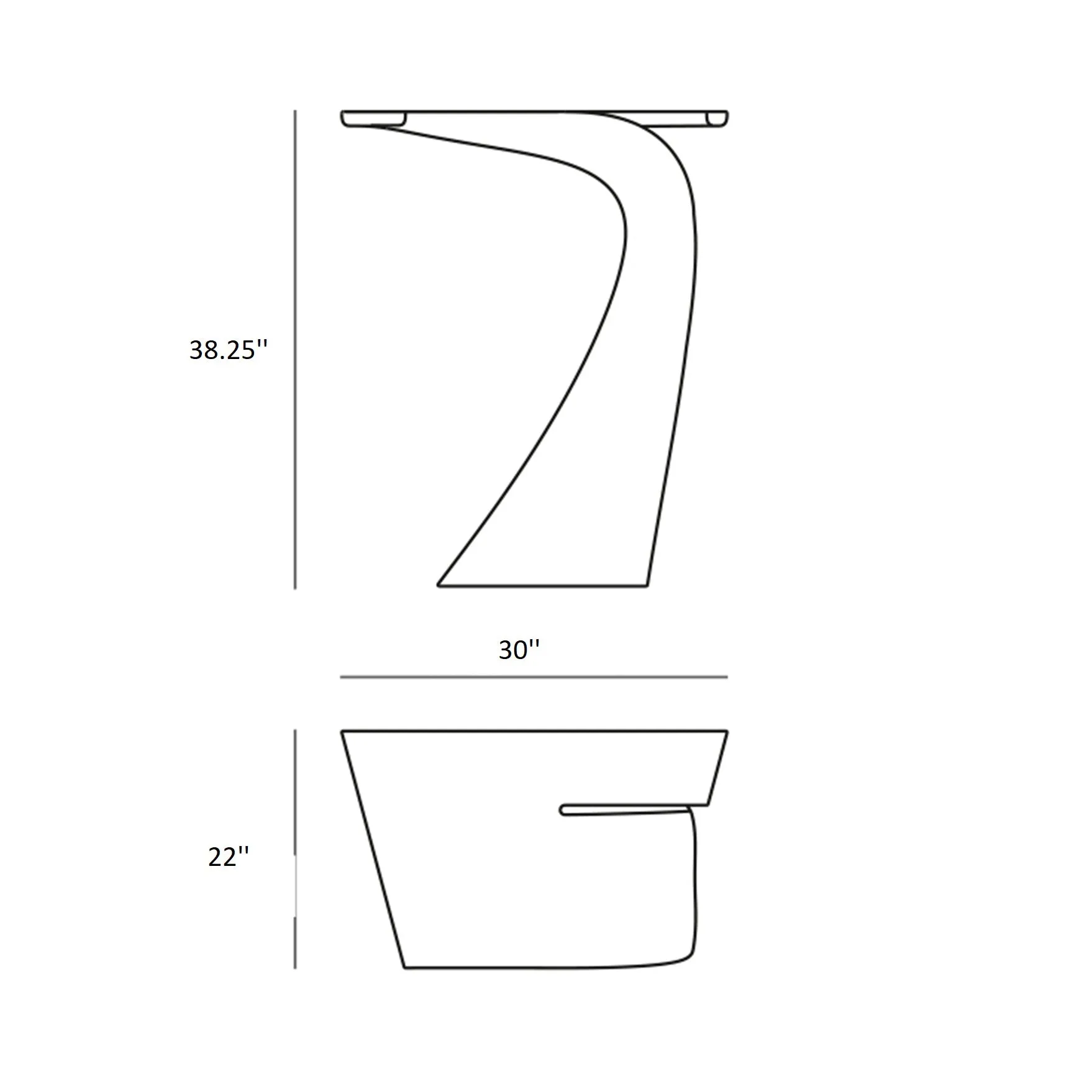 Wing Bar Table