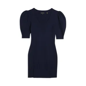 Women Wmd-Dollra-Scoop Neck Bodycon Dress - Dk-Blue