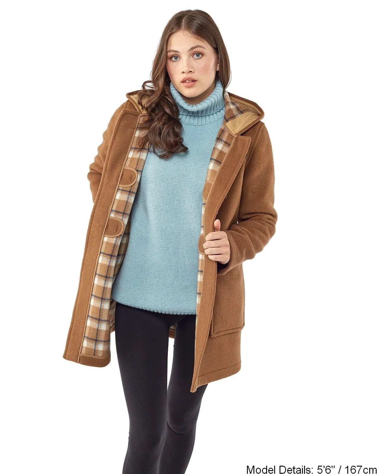 Women's Abberley Simple Fit Duffle Coat - Camel