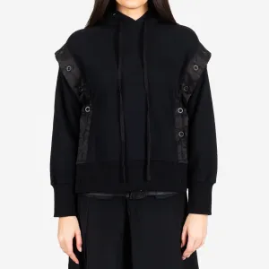 Womens Open Button Hoody