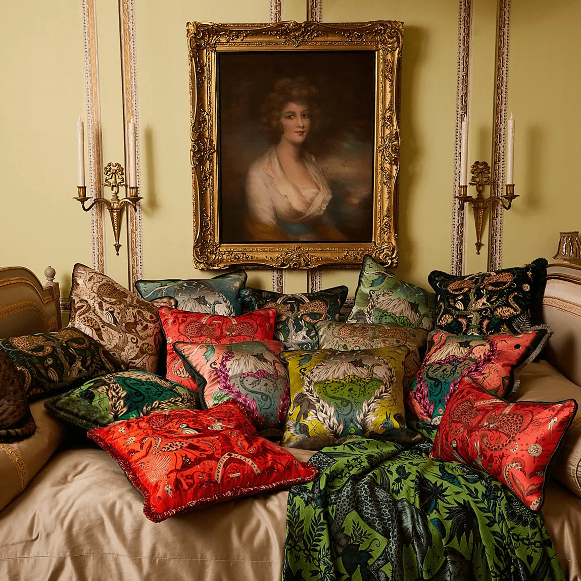 Wonder World Silk Bolster Cushion