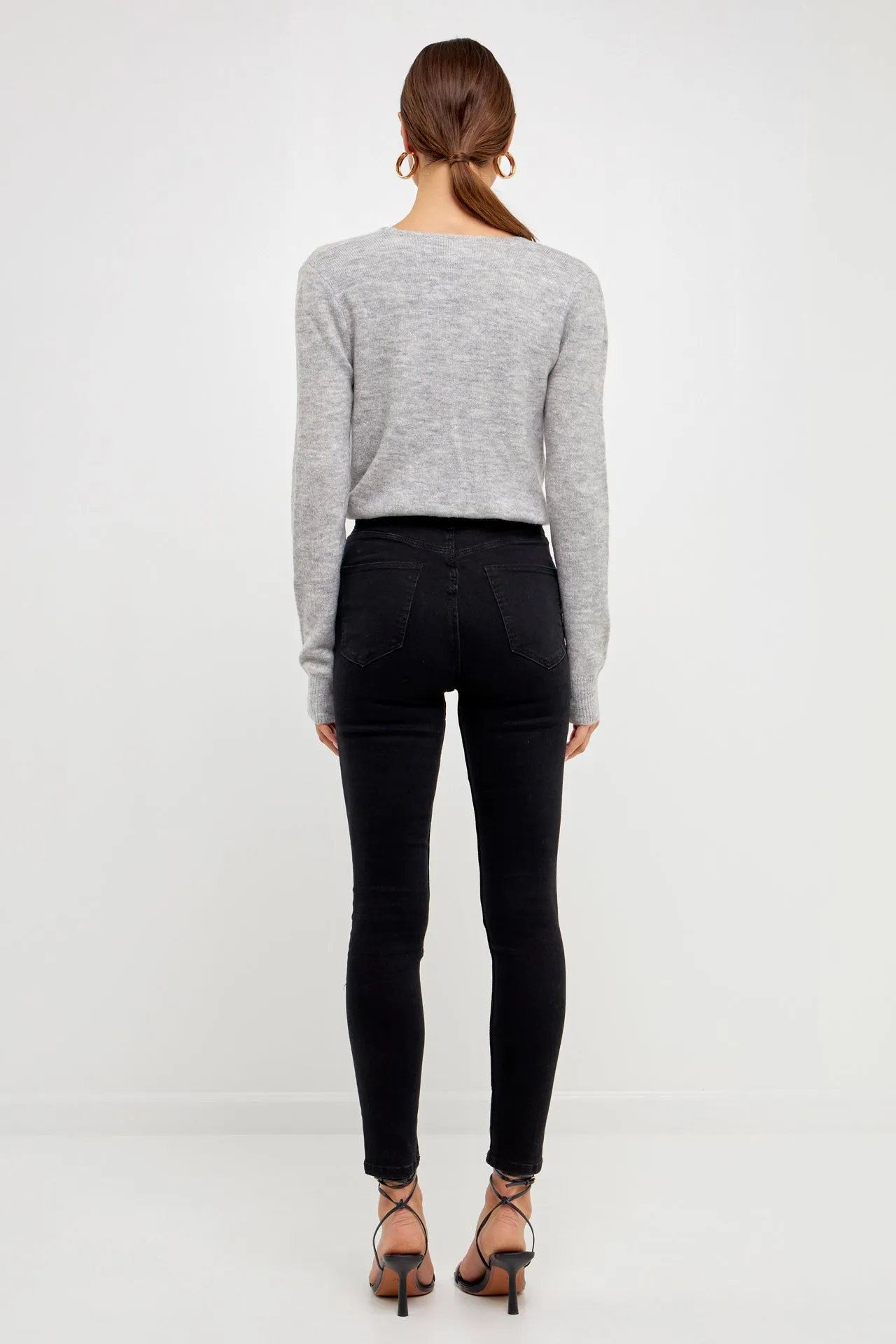 Wrapped Knit Top