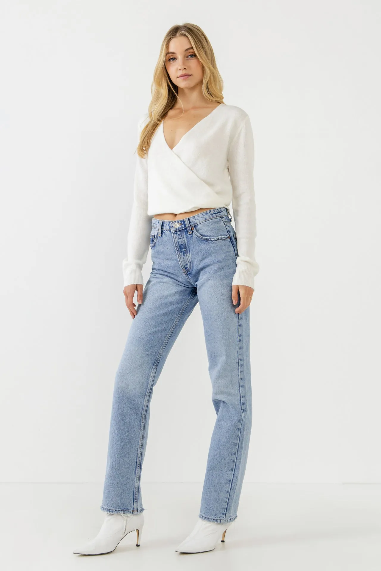 Wrapped Knit Top
