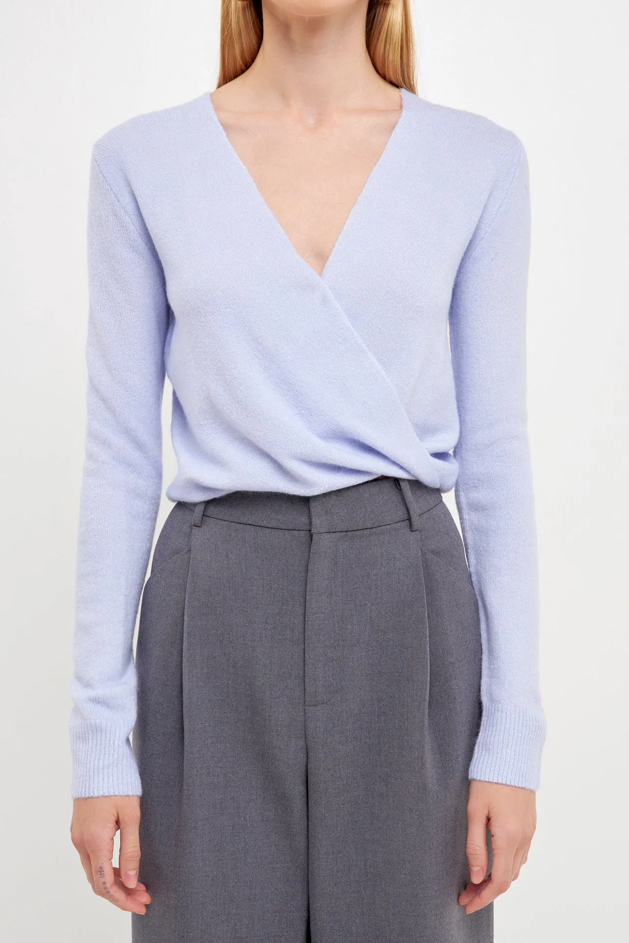 Wrapped Knit Top