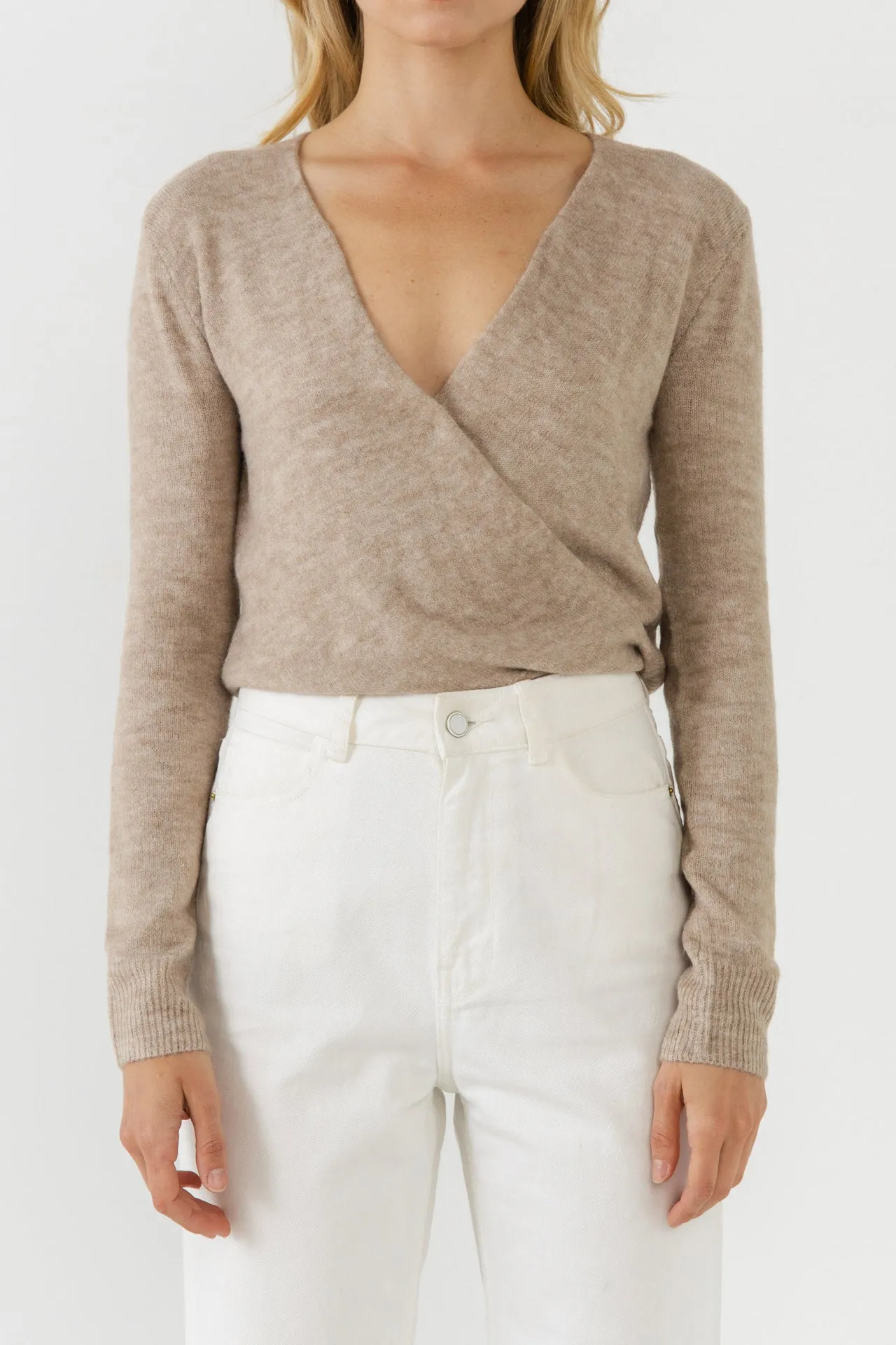Wrapped Knit Top