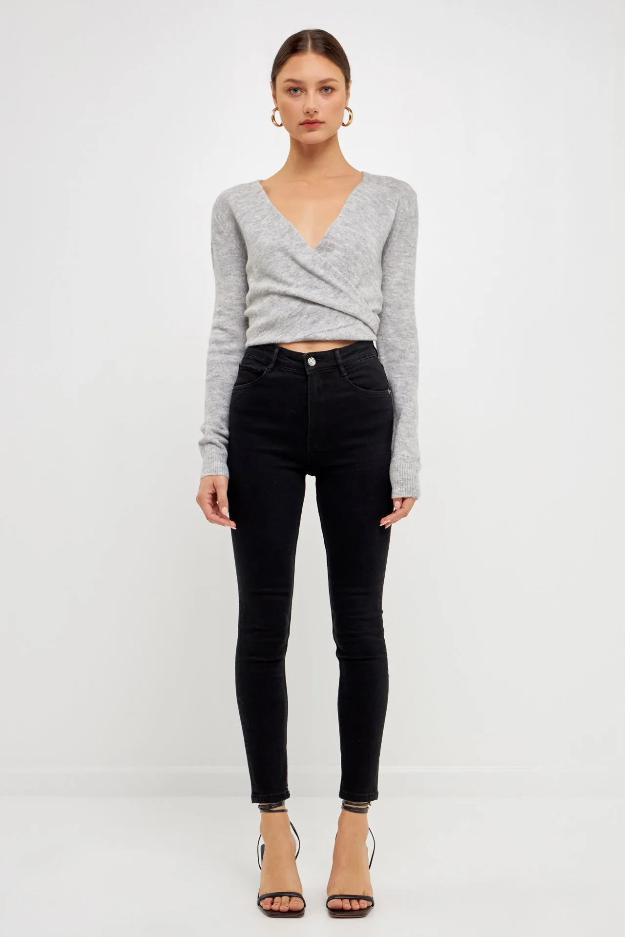 Wrapped Knit Top