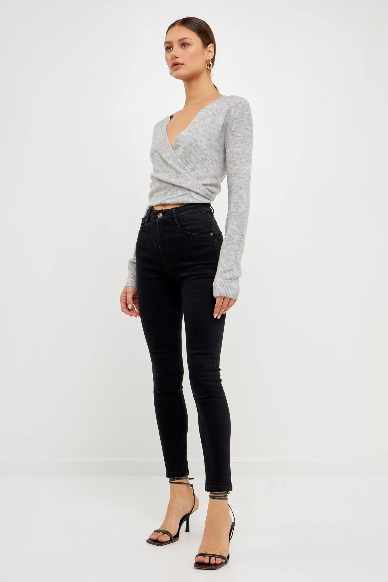 Wrapped Knit Top