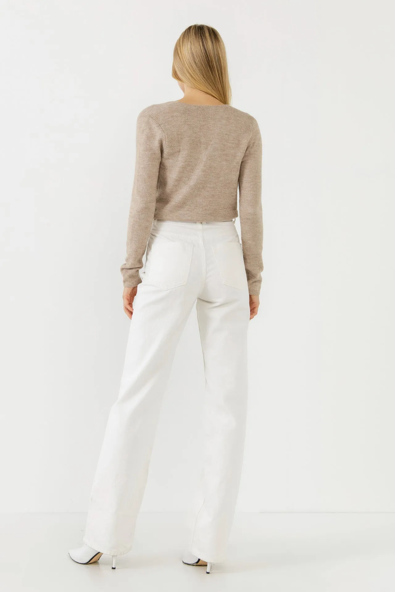 Wrapped Knit Top