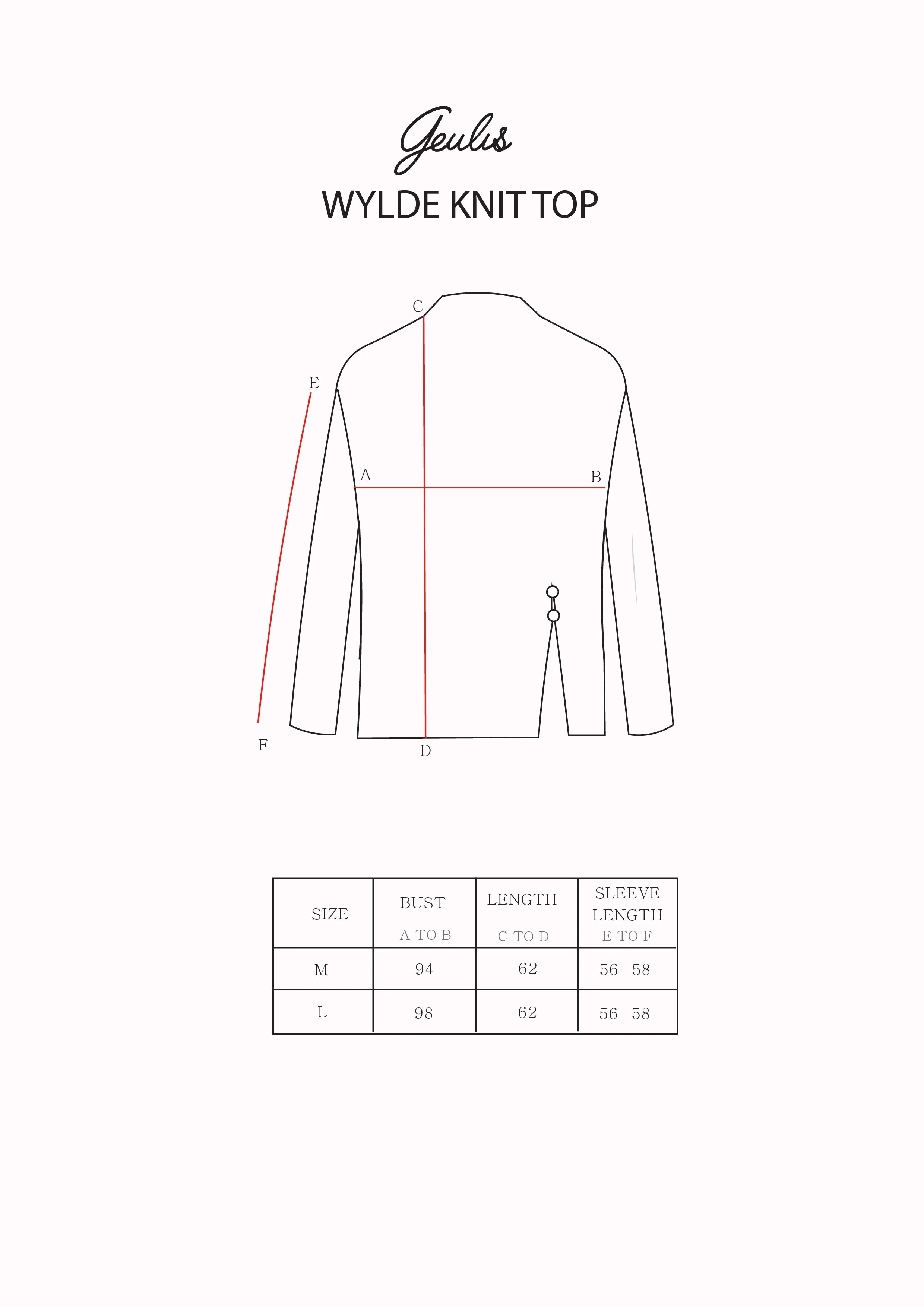 WYLDE KNIT TOP