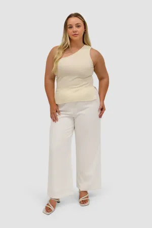 XANTIA KNIT TOP BUTTERCREAM
