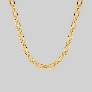 XAVIER. Chunky Link Chain Necklace - Gold