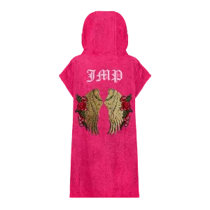 XL Gold Wings and Roses Beach Robe