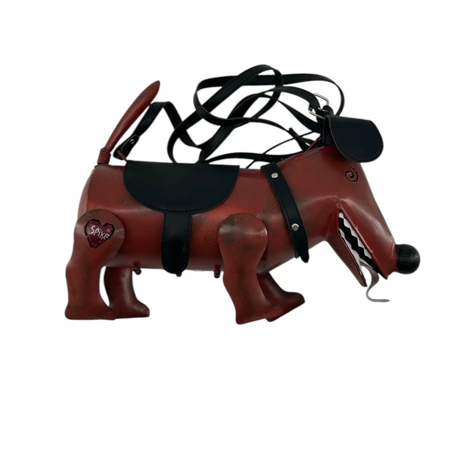 Y2K Hand Crafted Metal Dog Purse "Spike"