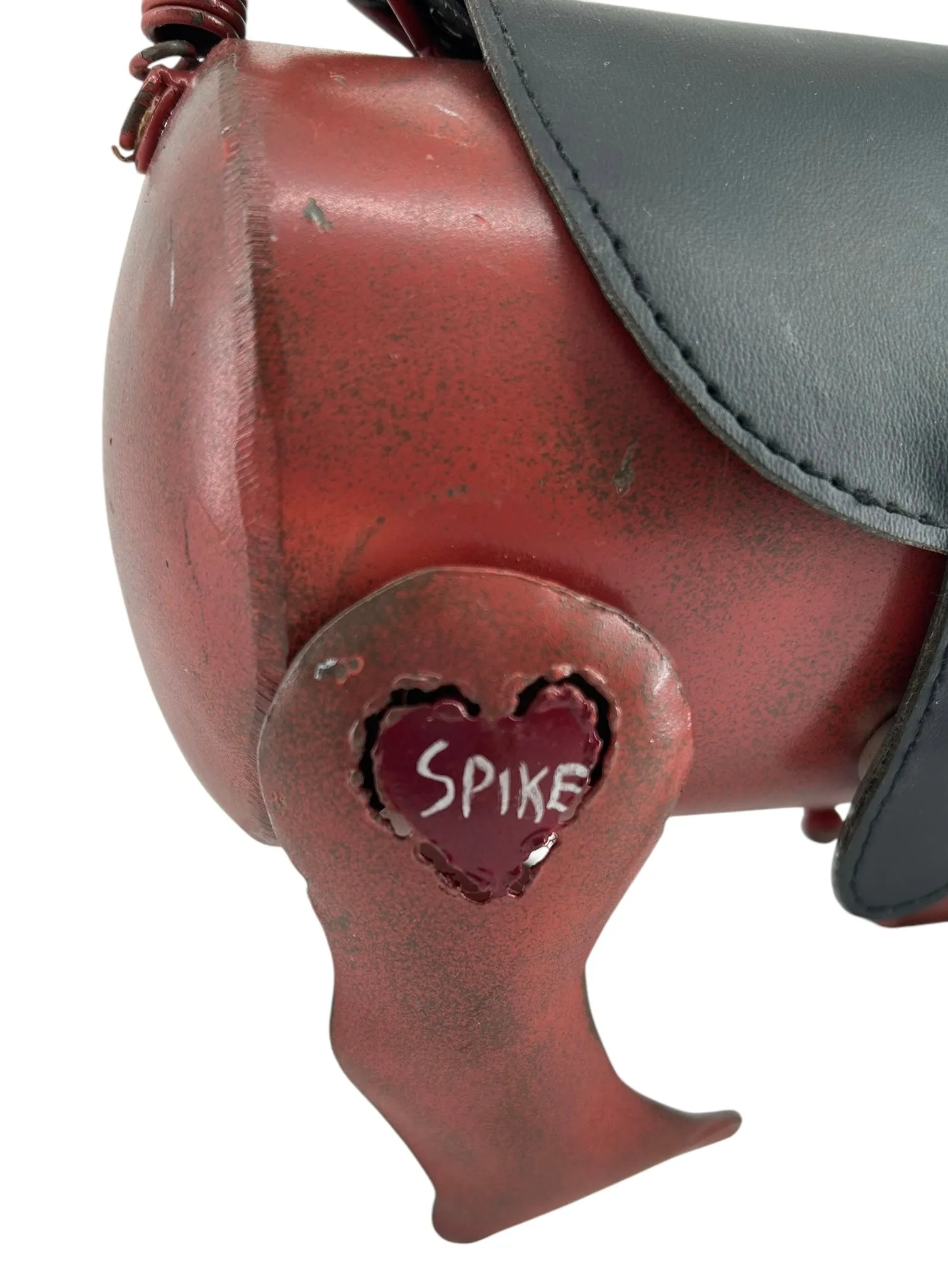 Y2K Hand Crafted Metal Dog Purse "Spike"